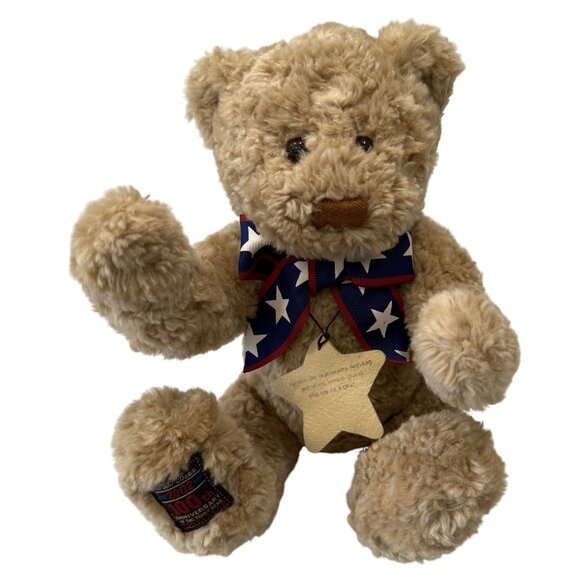 Gund 2002 Wish Bear Vintage100th Anniversary Teddy Bear May Dept Store Bow Plush - Picture 1 of 9
